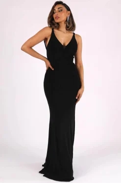 Thalia Gown - Shimmer Black