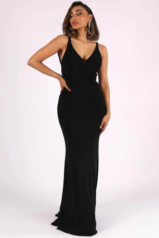 Thalia Gown - Shimmer Black