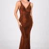 Thalia Gown - Shimmer Copper