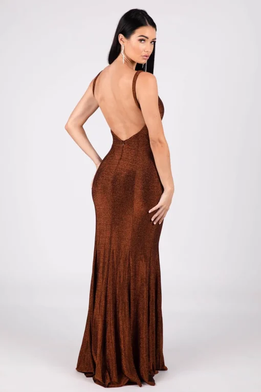Thalia Gown - Shimmer Copper