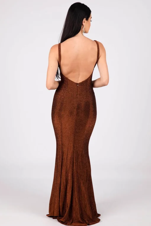 Thalia Gown - Shimmer Copper