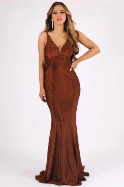 Thalia Gown - Shimmer Copper