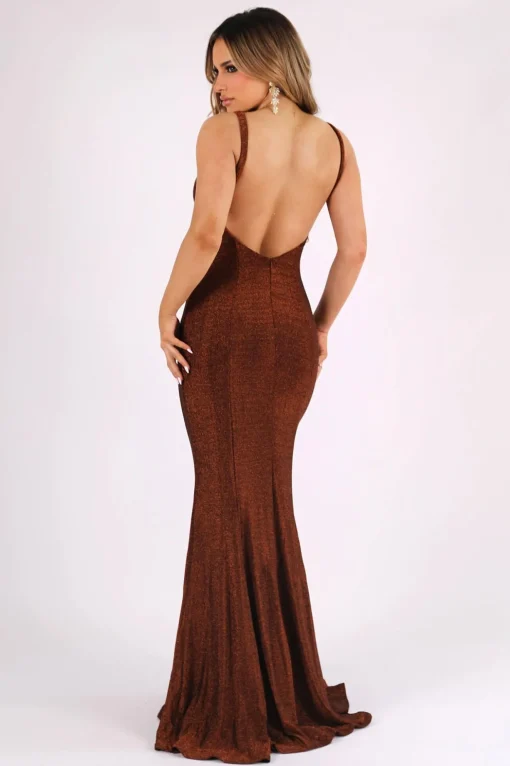 Thalia Gown - Shimmer Copper
