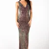 Tropez Gown - Copper Brown