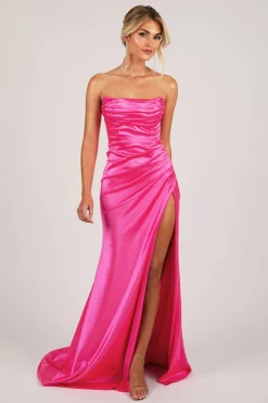 Zaria Gown - Hot Pink