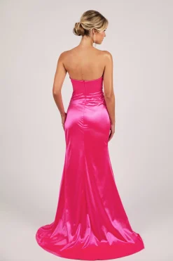 Zaria Gown - Hot Pink
